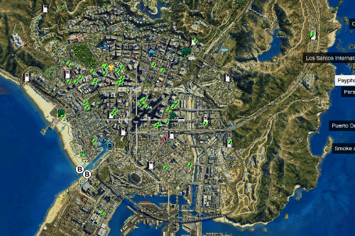 All PayPhone Locations for adopcalipt's "New Street Phone Missions" by JAM102970