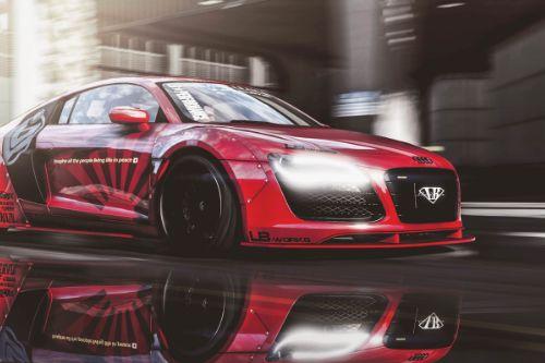 Audi R8v10 Liberty Walk [Add-on]