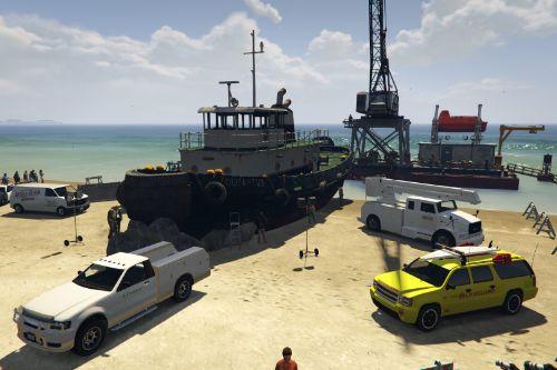 Beached Ship