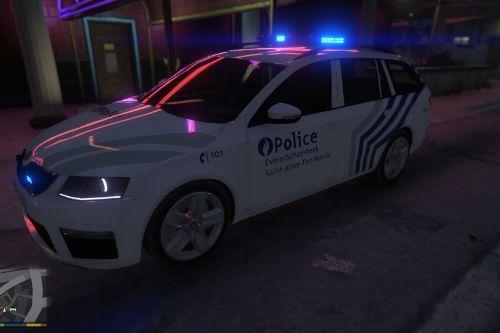 Belgian Police Škoda Octavia VRS Break