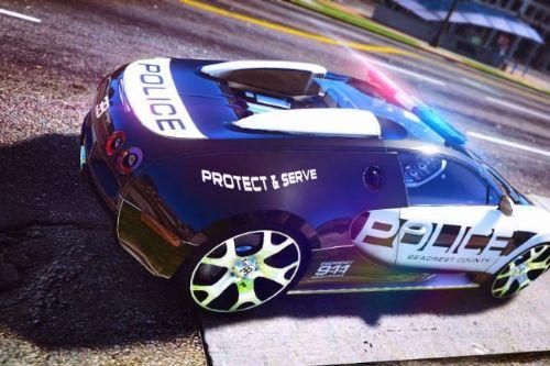 Bugatti Veyron - Police