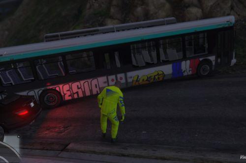 Ghetto French RATP Bus Skin
