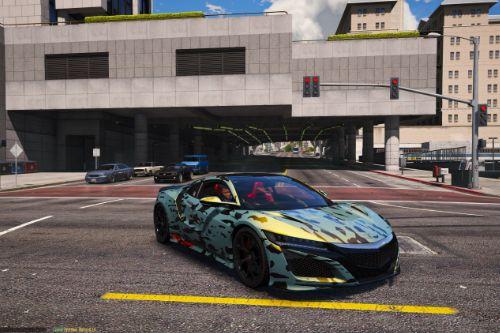 Cheetah Livery For Aige's 2016 Honda NSX