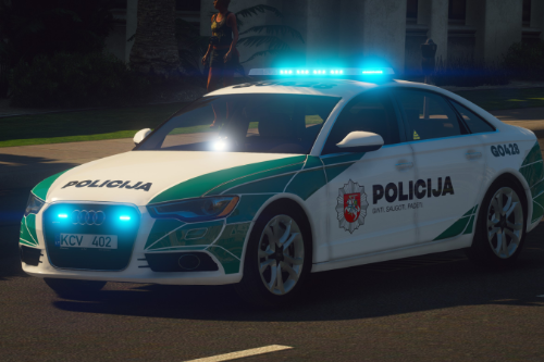 Lithuanian Police 2013 Audi A6 Saloon Livery