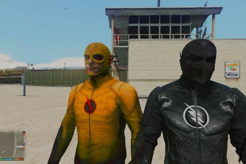 CW Flash and Reverse Flash + Zoom (Ported head)