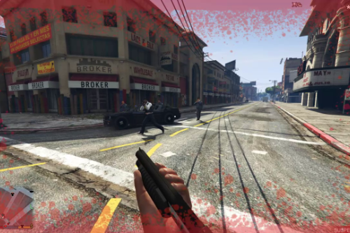 Damage Indicator (Blood Overlay)