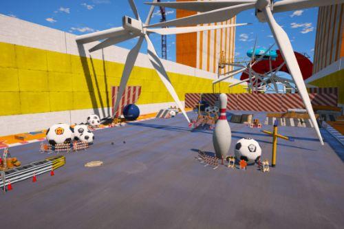 Extreme stunt road obstacle challenge (MENYOO)