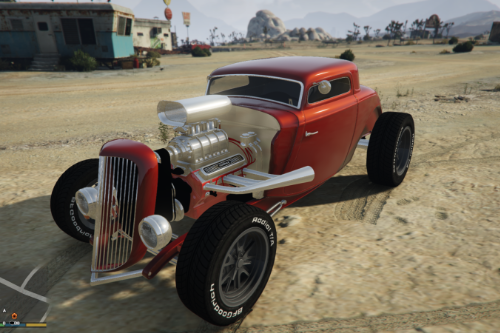  Ford 1934 3 window coupe Hot Rod [Add-On]