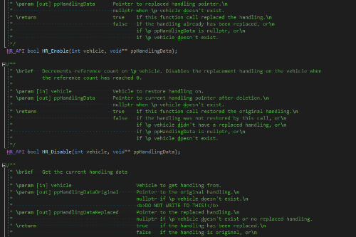 Handling Replacement (Library)