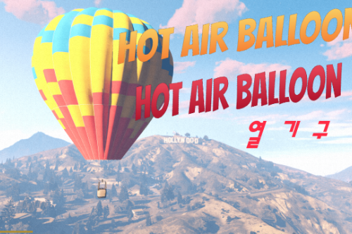 Hot Air Balloon as Blimp