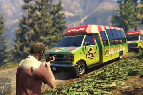 Jurassic Park Tour Bus