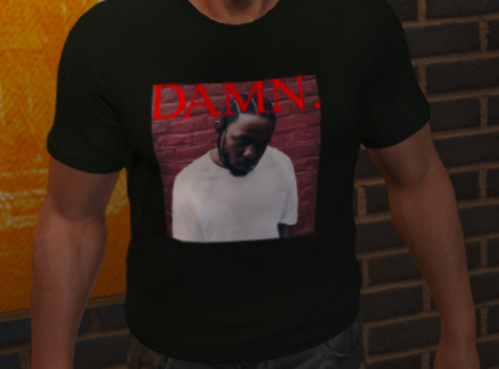 DAMN. shirt + hat