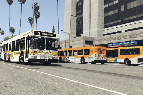 LA Metro Classic Liveries for New Flyer D40LF and Orion VII