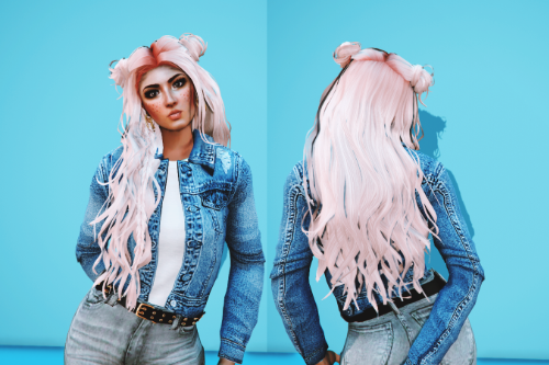 Long wavy hair for MP Female