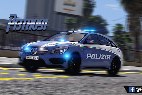 Mercedes Benz CLA 45 AMG - Polizia Italiana