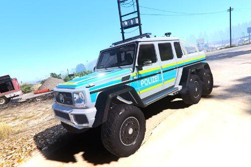 Mercedes-Benz G63 AMG 6x6 - German Police Polizei Livery