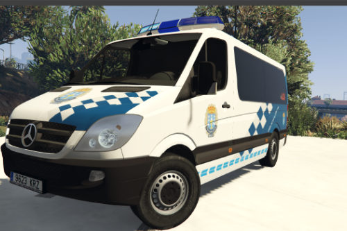 Mercedes Sprinter W906 211 CDI Policía Local Galicia.