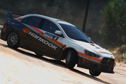 Mitsubishi Lancer | Rally Mobil Chile | Hankook Paintjob 