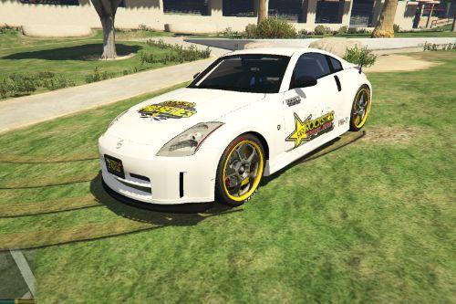 Nissan 350z Rockstar Energy Paintjob