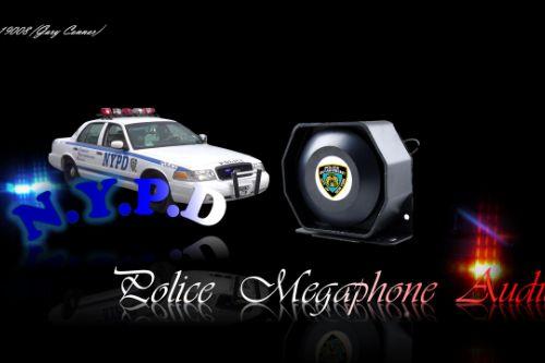 NYPD PoliceMegaphoneAudio
