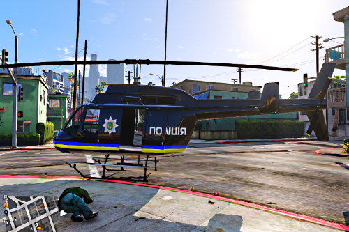 Police Ukraine Helicopter