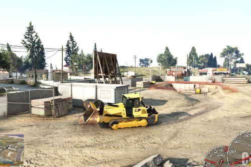 Real CAT livery for bulldozer