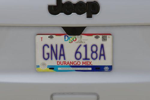Real Mexico, Guatemala, Costa Rica, El Salvador, Belize & Saba License Plates Pack  [Addon & Replace]