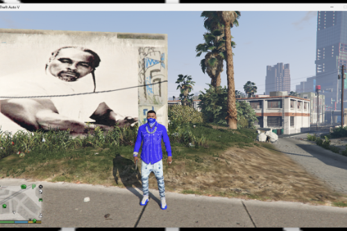 Rollin 60s crips + 52 Hoover Wall tags