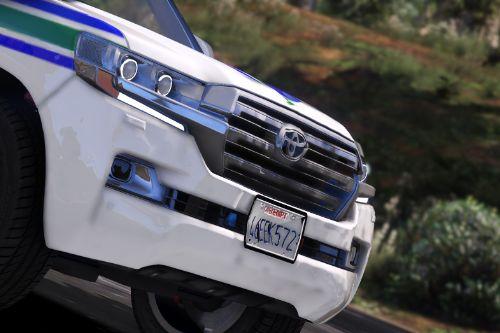 Saudi Security Roads Toyota Land Cruiser 2018