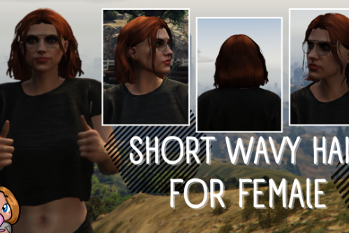 Short Wavy Hair for MP Female