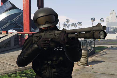 Farda do COT (Comando de Operações Táticas)