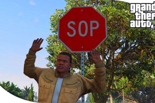 SOP ROAD SIGN (The simpsons)
