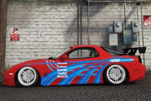 Street Racing Syndicate Mazda RX-7 Livery