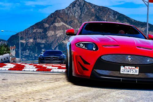 Tuning Car Meet +NPC Races at Vinewood Sign [Menyoo]