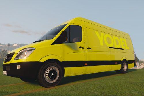 UK British Yodel Delivery Van Skin