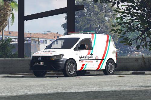 Volkswagen Caddy Moroccan Police [الأمن الوطني] Livery