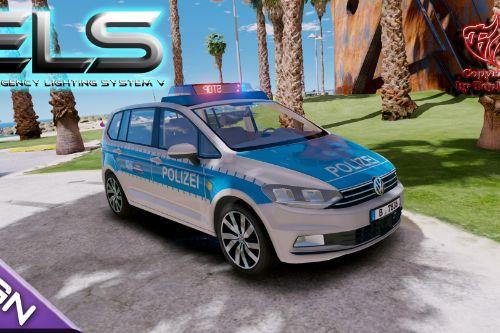 Volkswagen Touran 2016 Polizei Berlin [ELS]