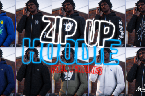 Zip Up Hoodie For MP MALE
